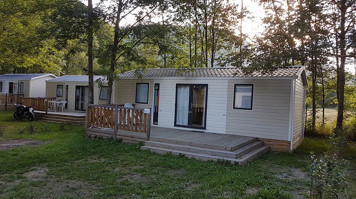 location mobil home camping Ax les Thermes
