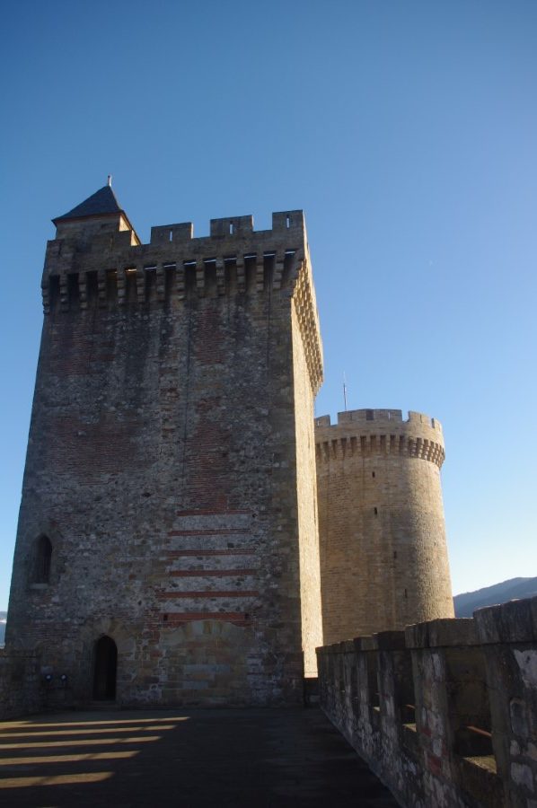 visit to Foix castle near La Marmotte campsite