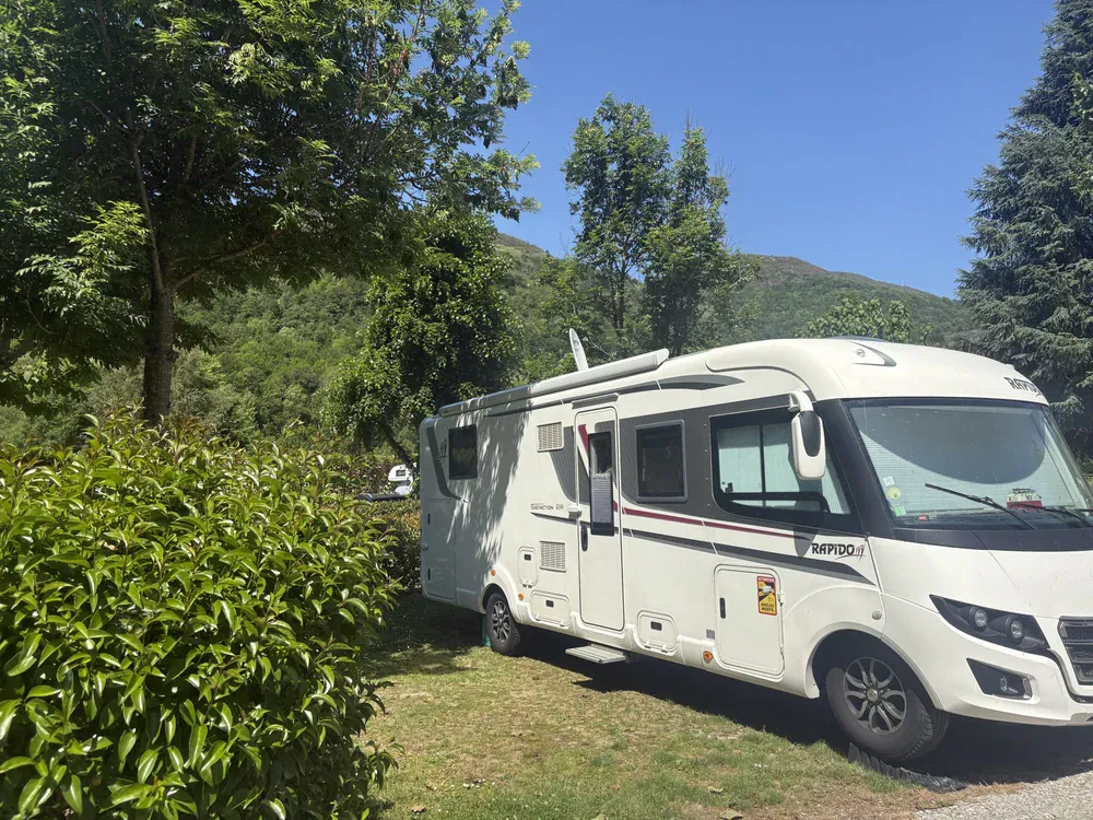 motorhome pitch hire in Ariège
